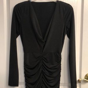 black guess dress